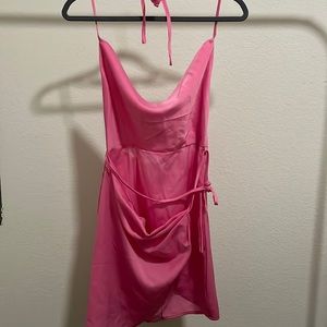 Princess Polly pink mini backless dress